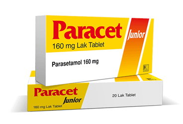 PARACET JUNIOR 160 MG 20 TABLET İlaç Görseli
