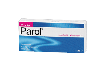 PAROL 500 MG 20 TABLET İlaç Görseli