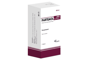PARTEMOL 1 G/100 ML INFUZYON COZELTISI ICEREN 12 FLAKON İlaç Görseli