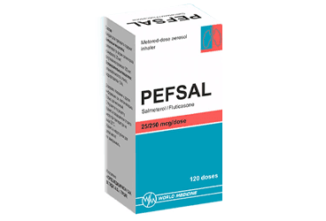 PEFSAL 25 MCG/ 250 MCG AEROSOL INHALER 120 DOZ İlaç Görseli