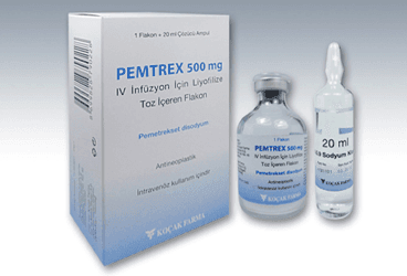 PEMTREX 500 MG IV INF. ICIN LIYOFILIZE TOZ ICEREN FLAKON İlaç Görseli