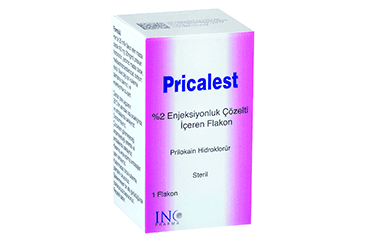 PRICALEST %2 ENJEKSIYONLUK COZELTI ICEREN 1 FLAKON İlaç Görseli