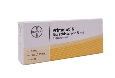 PRIMOLUT-N 5 MG 30 TABLET İlaç Görseli