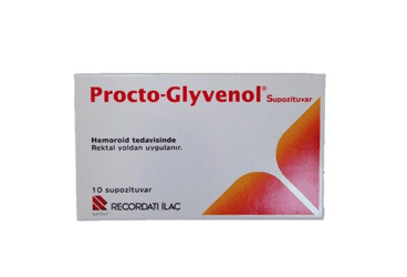 PROCTO-GLYVENOL %20 + %2 SUPOZITUVAR (10 SUPOZITUVAR) İlaç Görseli