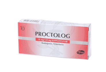 PROCTOLOG 10 MG/120 MG SUPPOZITUVAR (10 ADET) İlaç Görseli
