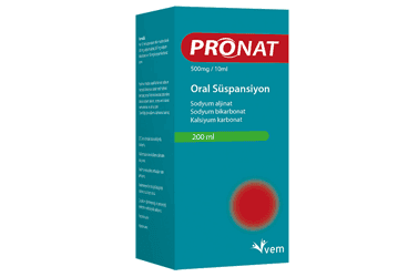 PRONAT 500 MG+267 MG+160 MG/10 ML ORAL SUSPANSIYON 200 ML İlaç Görseli