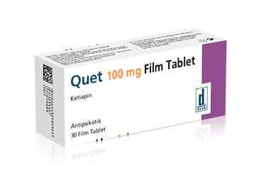 QUET 100 MG 30 FILM TABLET İlaç Görseli