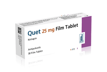 QUET 25 MG 30 FILM TABLET İlaç Görseli