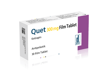 QUET 300 MG 30 FILM TABLET İlaç Görseli