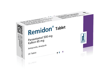 REMIDON 500 MG/ 65 MG TABLET (20 TABLET) İlaç Görseli