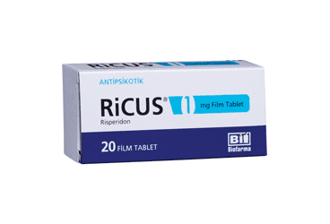 RICUS 1 MG 20 FILM KAPLI TABLET İlaç Görseli