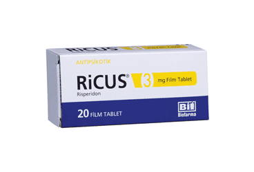 RICUS 3 MG 20 FILM KAPLI TABLET İlaç Görseli