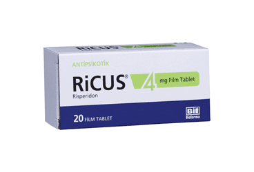 RICUS 4 MG 20 FILM KAPLI TABLET İlaç Görseli