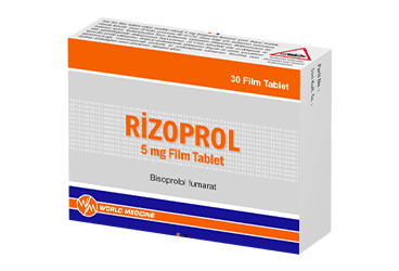 RIZOPROL 5 MG FILM KAPLI TABLET (30 FILM TABLET) İlaç Görseli