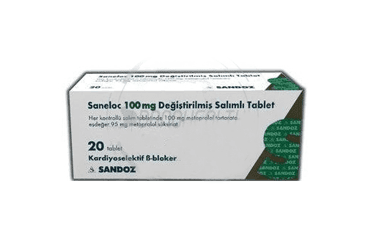 SANELOC 100 MG 20 DEGISTIRILMIS SALINIMLI TABLET İlaç Görseli