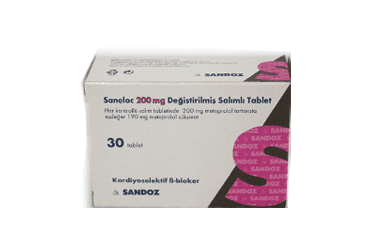 SANELOC 200 MG 30 DEGISTIRILMIS SALINIMLI TABLET İlaç Görseli