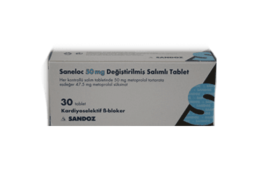 SANELOC 50 MG 30 DEGISTIRILMIS SALINIMLI TABLET İlaç Görseli