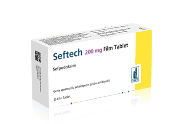 SEFTECH 200 MG 15 FILM TABLET İlaç Görseli