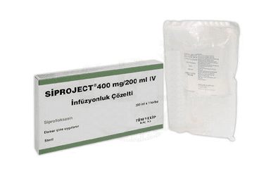 SIPROJECT 400 MG / 200 ML IV INFUZYONLUK COZELTI (1 ADET) İlaç Görseli