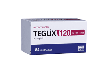 TEGLIX 120 MG 84 FILM KAPLI TABLET İlaç Görseli