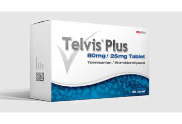 TELVIS PLUS 80/25 28 TABLET İlaç Görseli
