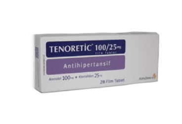 TENORETIC 100 MG/25 MG 28 FILM TABLET İlaç Görseli