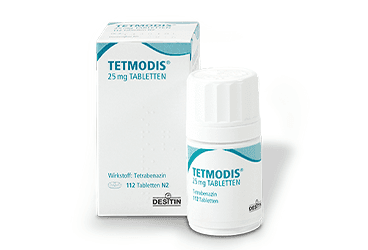 TETMODIS 25 MG 112 TABLETS İlaç Görseli