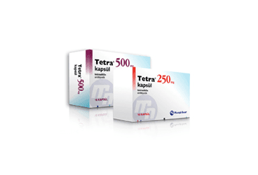 TETRA 250 MG 16 KAPSUL İlaç Görseli