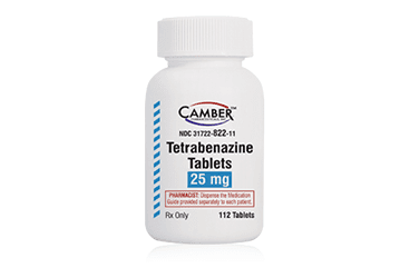 TETRABENAZINE 25 MG 112 TABLETS İlaç Görseli
