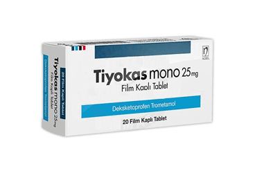 TIYOKAS MONO 25 MG FILM KAPLI TABLET (20 TABLET) İlaç Görseli