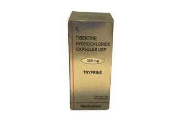 TRIENTINE DIHYDROCHLORIDE 300 MG 100 CAPSULES İlaç Görseli