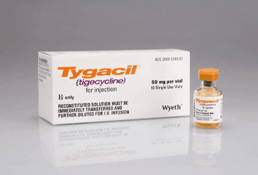 TYGACIL 50 MG 10 FLAKON İlaç Görseli