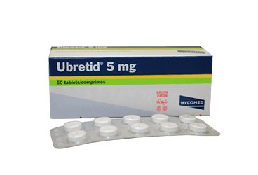 UBRETID 5 MG 50 TABLET İlaç Görseli