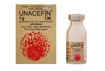 UNACEFIN IM 1 GR 1 FLAKON İlaç Görseli
