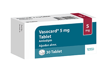 VASOCARD 5 MG 30 TABLET İlaç Görseli