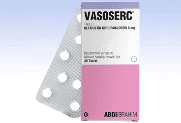 VASOSERC 8 MG 30 TABLET İlaç Görseli