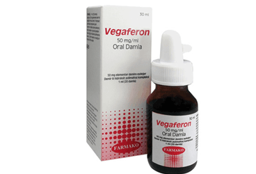 VEGAFERON 50 MG/ML ORAL DAMLA 30 ML İlaç Görseli