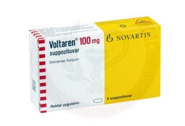 VOLTAREN 100 MG   5 SUPOZITUAR İlaç Görseli