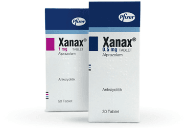 XANAX 1 MG 50 TABLET İlaç Görseli