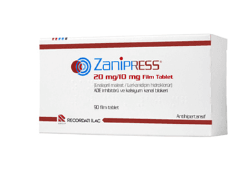 ZANIPRESS 20 MG/10 MG 90 FILM TABLET İlaç Görseli
