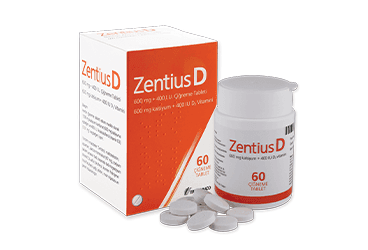 ZENTIUS D 60 CIGNEME TABLETI İlaç Görseli