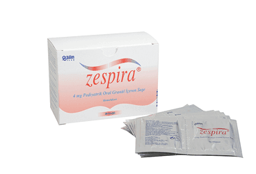 ZESPIRA 4 MG PEDIYATRIK ORAL GRANUL 28 SASE İlaç Görseli