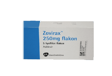 ZOVIRAX 250 MG 5 FLAKON İlaç Görseli