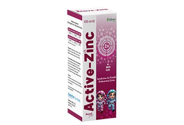 VALENS ACTIVE-ZINC SIVI TAKVIYE EDICI GIDA 100 ml şişe İlaç Görseli