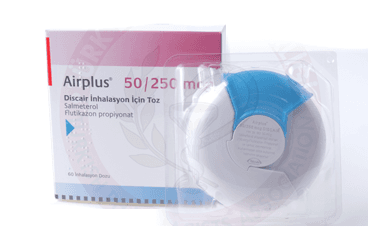 AIRPLUS 50/250 MCG DISCAIR INHALASYON ICIN TOZ 60 DOZ İlaç Görseli
