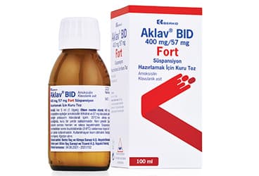 AKLAV BID 400 MG/57 MG FORT SUSPANSIYON HAZIRLAMAK ICIN KURU TOZ (100 ML) İlaç Görseli