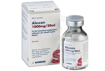 ALEXAN 1000 MG/20 ML IV/SC 1 INT. ENJ. INF. ICIN COZ. ICEREN 1 FLAKON İlaç Görseli