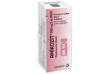 AMIKOZIT 500 MG IM/IV ENJ. COZ. ICEREN FLAKON, 1 FLAKON İlaç Görseli