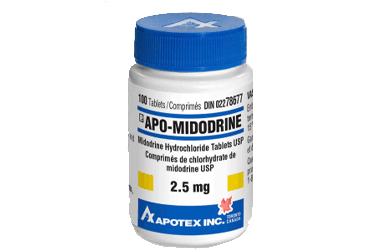 APO-MIDODRINE 2,5 MG. İlaç Görseli
