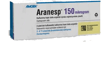 ARANESP 150 MCG/0,3 ML ENJEKSIYONLUK COZELTI ICEREN KULLANIMA HAZIR ENJEKTOR İlaç Görseli